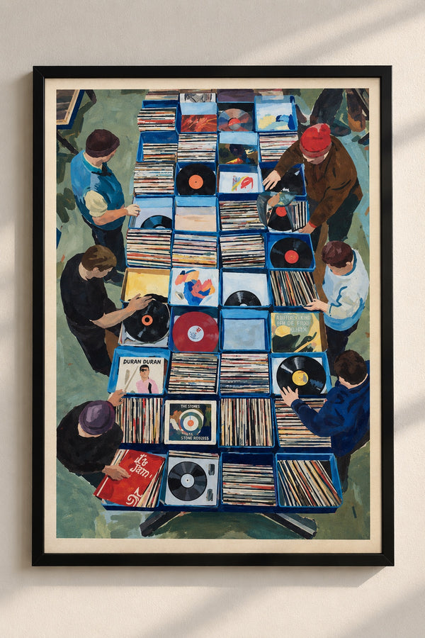 Vintage Record Fair Poster